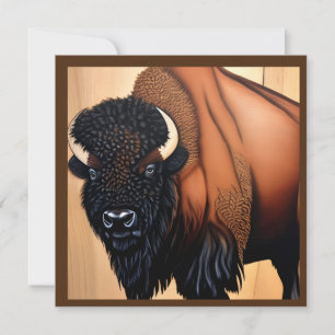 Carte Bison Majestic Des Prairies - Sauvage Et Gratuit