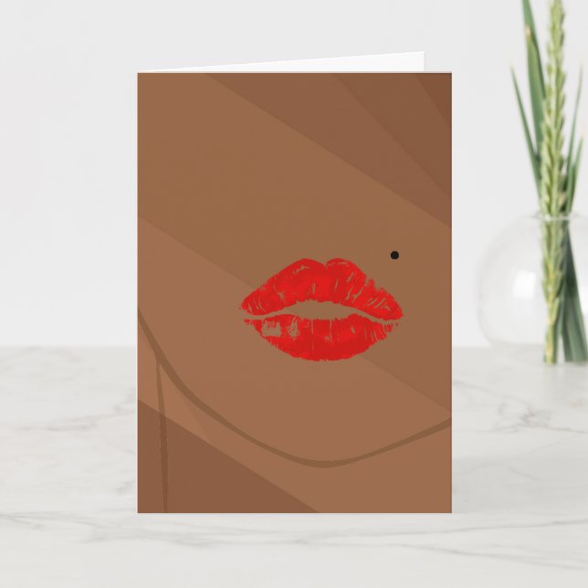 CARTE BISOU - BRUN (Devant)