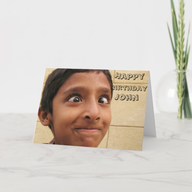 Carte bithday For him guy men  thoughtful special  (Devant)