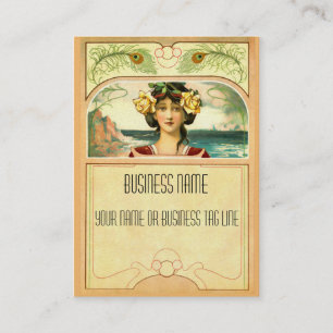 Carte Biz Chubby Art Nouveau