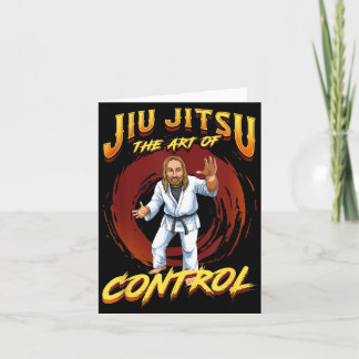 Carte BJJ l'art du contrôle - Grappling Jiu Jitsu Jésus
