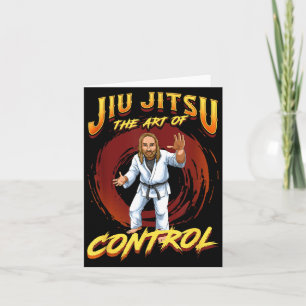 Carte BJJ l'art du contrôle - Grappling Jiu Jitsu Jésus