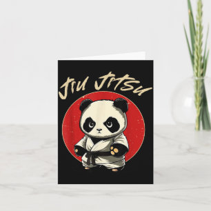 Carte BJJ MMA Panda - Drôle de Jiu Jitsu Brésilien
