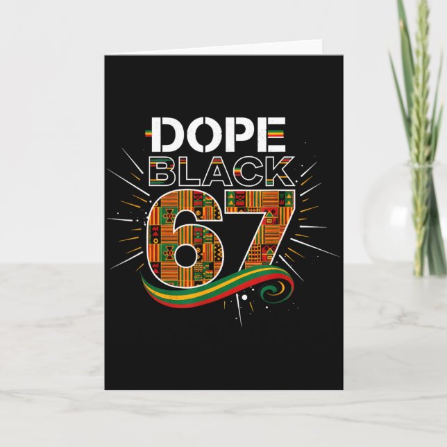 Carte Black 67 Mois de l'histoire des Noirs Six Sept Mem (Devant)