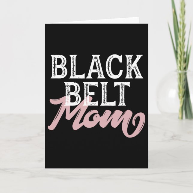 Carte Black Belt Maman (Devant)