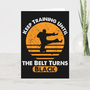 Carte Black Belt Martial Art Training Karate Tae Kwon Do