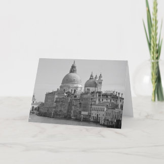 Carte Black Blanc Grand Canal Venise Italie Voyage