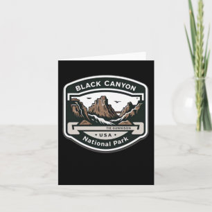 Carte Black Canyon Of The Gunnison National Park Logo St