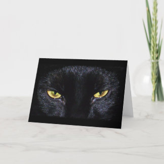 Carte Black Cat Greeting Card