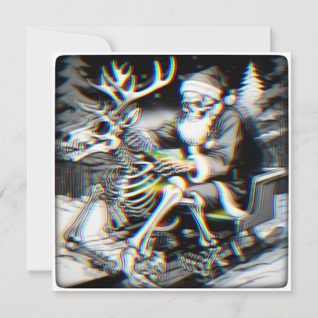 Carte Black Christmas (trineo). (Devant)