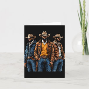 Carte Black Cowboy Melanin African American Western Rode