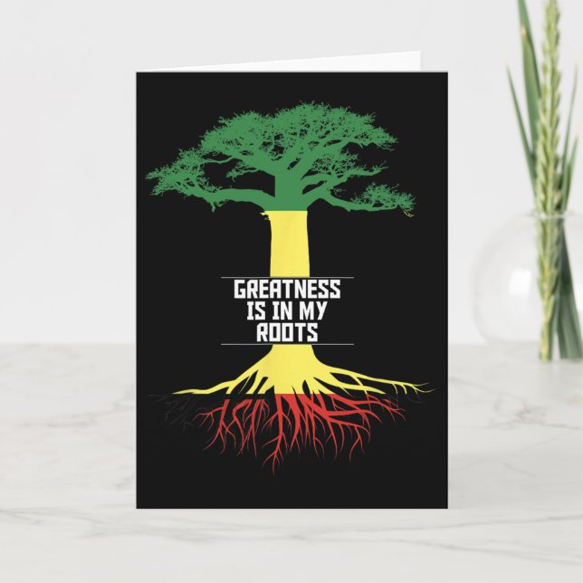 Carte Black History Month Pride African American History (Devant)