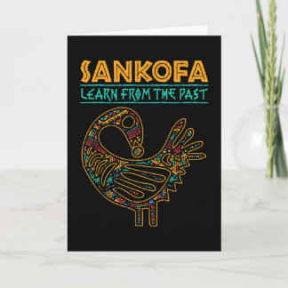Carte Black History Sankofa African Bird Junenth