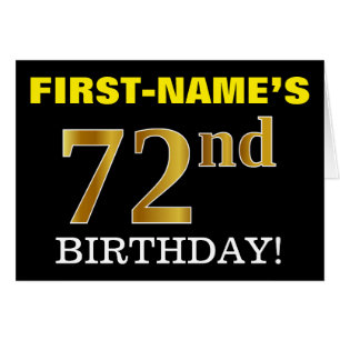 Carte Black, Imitation Gold "72e anniversaire"