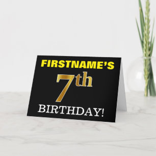 Carte Black, Imitation Gold "7e anniversaire"