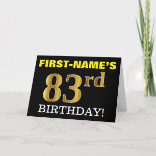 Carte Black, Imitation Gold "83e anniversaire"