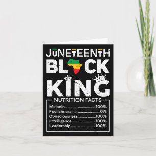 Carte Black King Juneteenth 1865