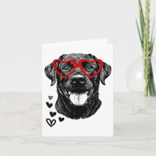 Carte Black Lab Valentines Jour Pour Les Hommes Amoureux