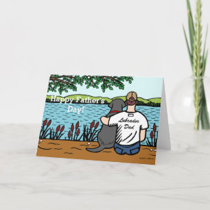 Carte Black Labrador et papa