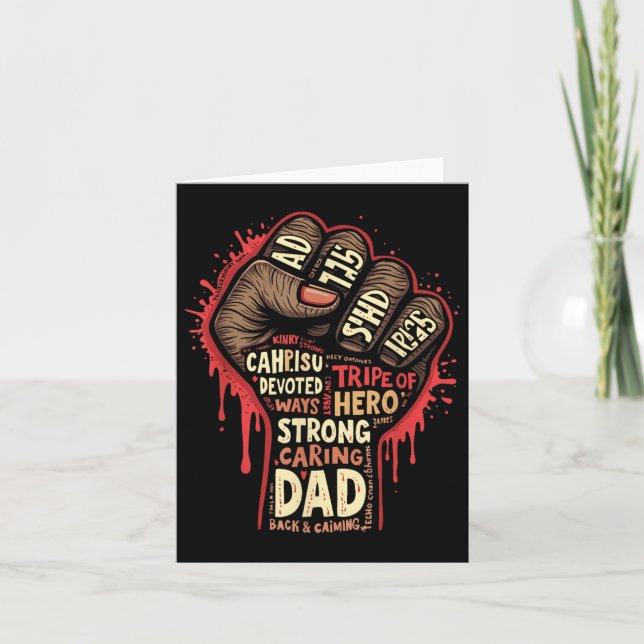 Carte Black Papa African American Melanin Pride Black So (Devant)