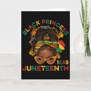 Carte Black Princes Juneteenth 1865 Mois de l'Histoire M