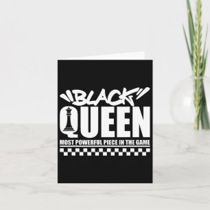 Carte Black Queen Les échecs les plus puissants Africain