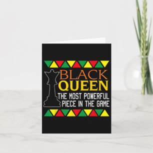 Carte Black Queen Les échecs les plus puissants Africain