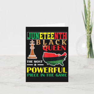Carte Black Queen Les échecs les plus puissants African
