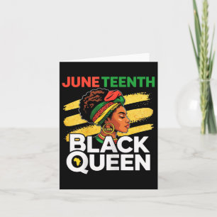 Carte Black Queen Magic Junet1 Mois Afro Hair Melan