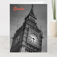 Black & White Big Ben Europe Travel Art Photograph