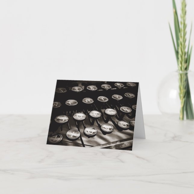 Carte Black White Old Antique (Devant)