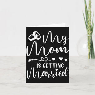 Carte Blague de mariage drôle pour homme maman se marie