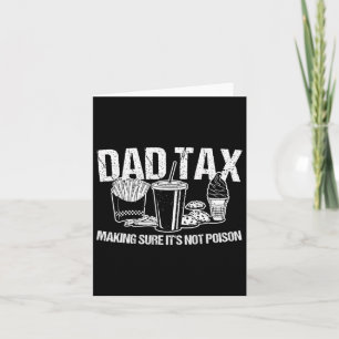 Carte Blague de papa impôt papa vérifie que ce n'est pas