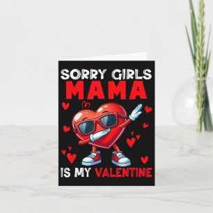 Carte Blague drôle pour filles Maman est ma Saint-Valent