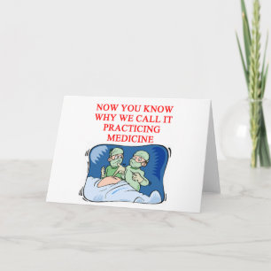 Carte blague du médecin