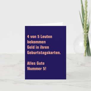 Carte Blague humoristique allemande drôle