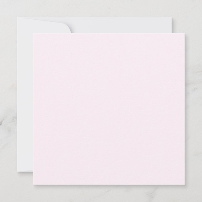 Carte Blanc cassé pastel légèrement rosé uni (Devant)