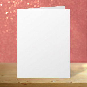 Carte Blanc clair 8,5 po x 11 po Grand blanc Anniversair