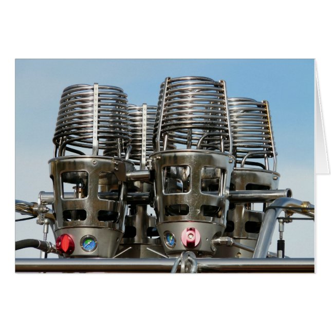 Carte blanche à brûleurs à ballon à air chaud (Devant horizontal)