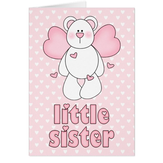 Carte blanche Angel Bear Little Sister (Devant)