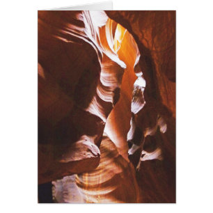Carte blanche Antelope Canyon