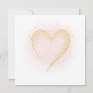 Carte blanche au coeur brillant