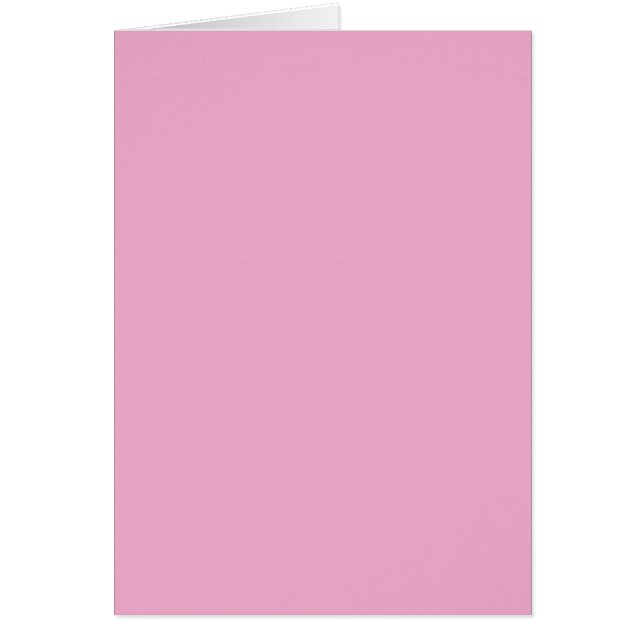 Carte blanche avec Arrière - plan rose pastel (Devant)