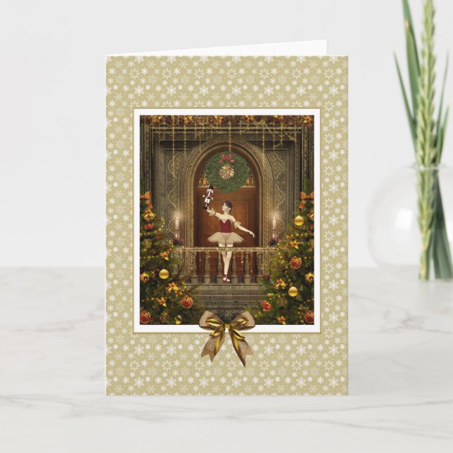 Carte blanche Ballerina et Nutcracker (Devant)