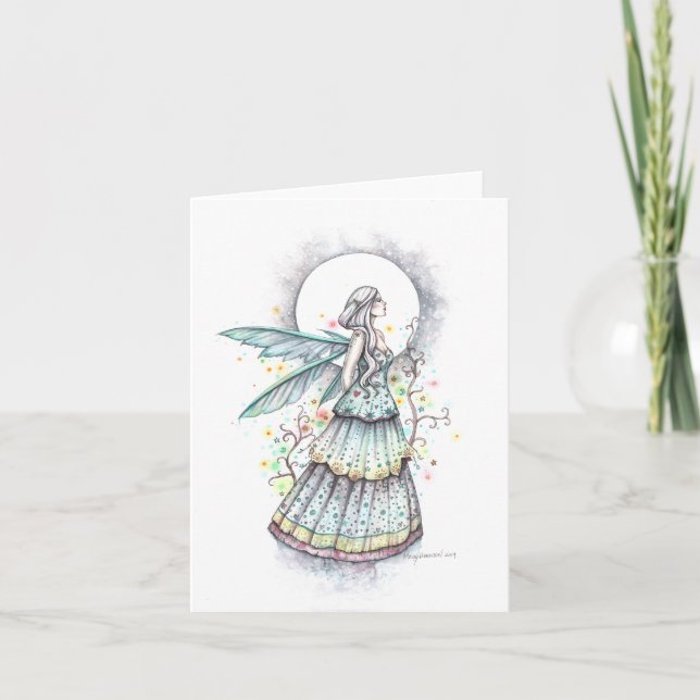 Carte blanche Bohemian Moon par Molly Harrison (Devant)