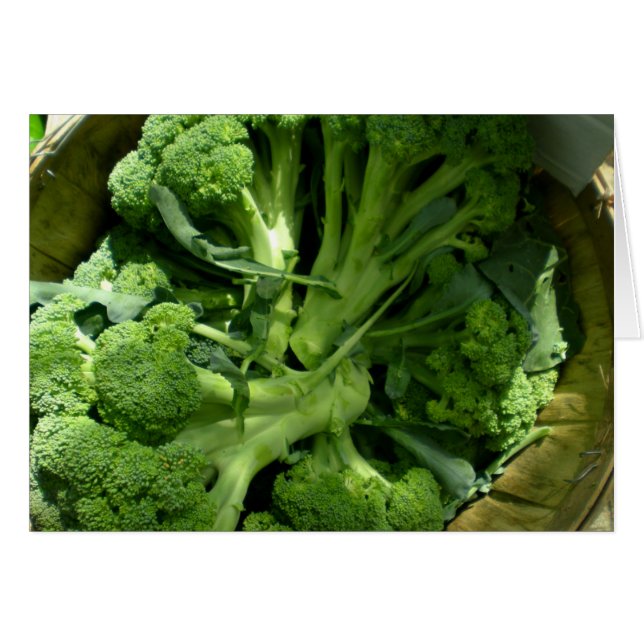 Carte blanche Broccoli (Devant horizontal)