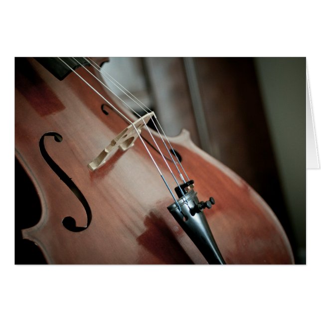 Carte blanche Cello (Devant horizontal)