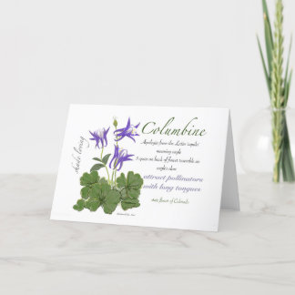 Carte blanche Columbine