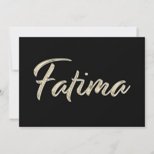 Carte blanche de Fatima