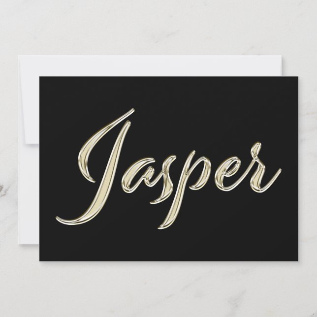 Carte blanche de Jasper (Devant)